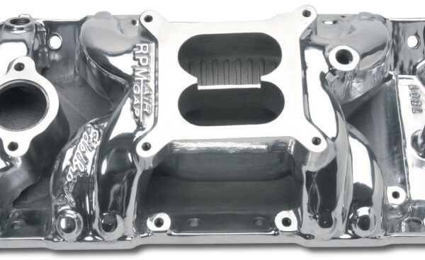 Edelbrock Polished S/B Chevy RPM Air-Gap Manifold