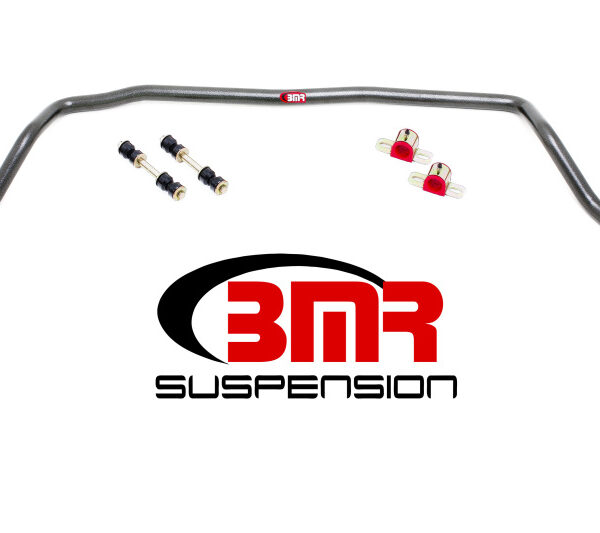 BMR 91-96 B-Body Front Solid 32mm Sway Bar Kit w/ Bushings - Black Hammertone