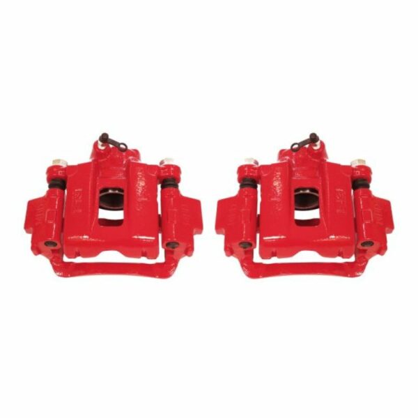 Power Stop 03-09 Toyota 4Runner Rear Red Calipers w/Brackets - Pair