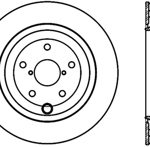 StopTech Drilled Sport Brake Rotor