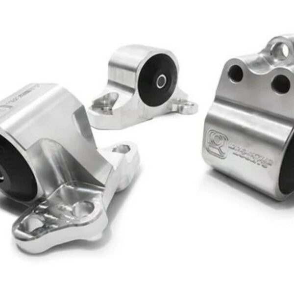 Innovative 92-95 Civic B/D Series Black Aluminum Mounts 95A Bushings (3 Bolt)