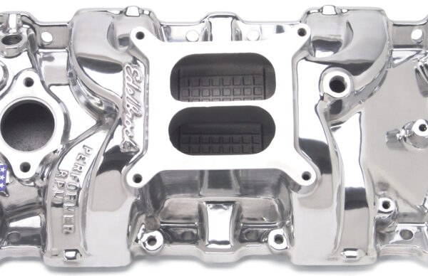 Edelbrock Perf RPM Manifold Polished
