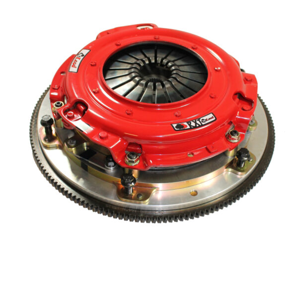 McLeod RST Twin Clutch Ford EcoBoost Mustang Sprung Hub 1 X 23 Metric Spline w/ Aluminum Flywheel