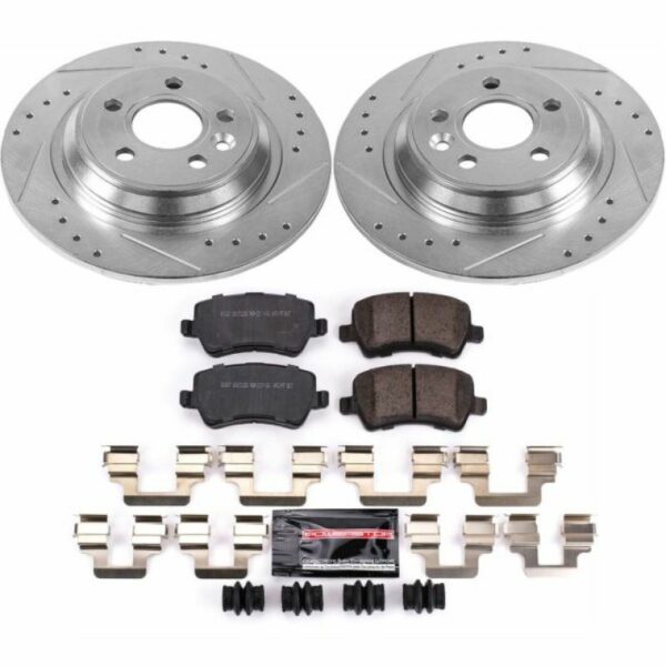 Power Stop 11-18 Volvo S60 Rear Z23 Evolution Sport Brake Kit