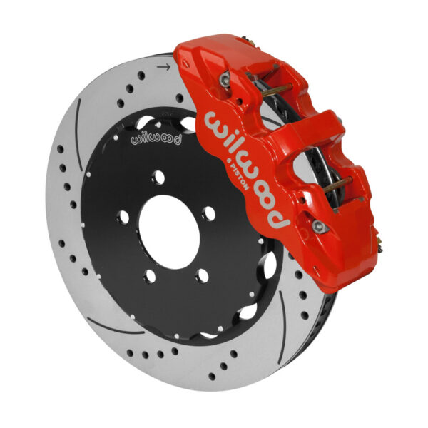 Wilwood AERO6 Front Big Brake Kit 14.00in Red 03-11 Crown Victoria
