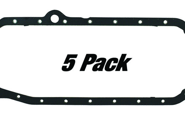 Moroso 1986+ Chevrolet Small Block Oil Pan Gasket - One Piece - Reinforced Steel (5 Pack)
