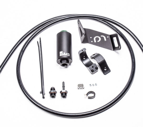 Radium Engineering BMW Fuel Hanger Feed w/ Microglass Filter