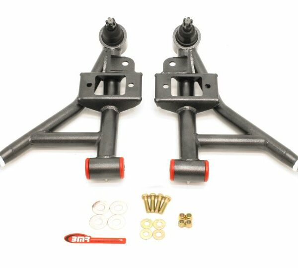 BMR 93-02 F-Body Adj. Lower A-Arms Poly/Rod End Combo - Black Hammertone