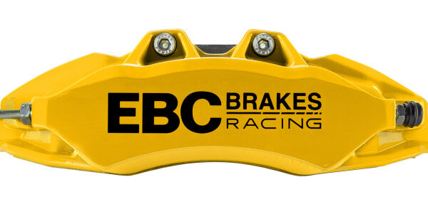 EBC Racing 17-21 Honda Civic Type-R (FK8) Yellow Apollo-6 Calipers 380mm Rotors Front Big Brake Kit
