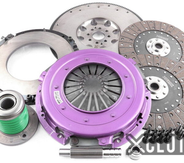 XClutch 11-14 Ford Mustang GT 5.0L 10.5in Twin Solid Organic Clutch Kit