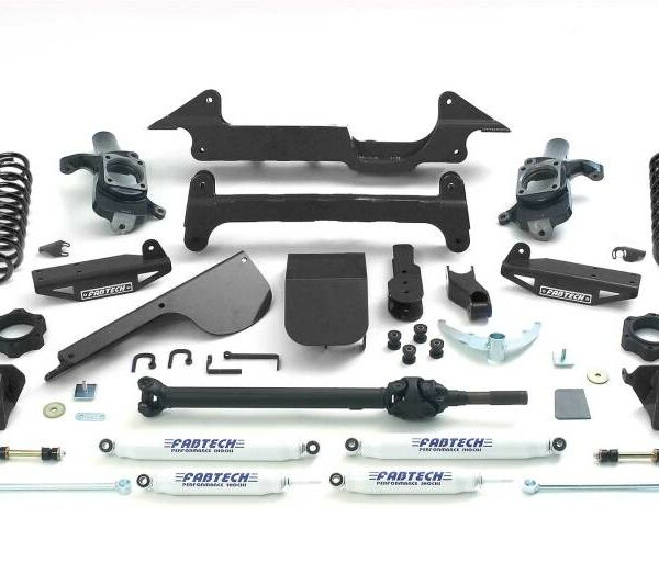Fabtech 03-08 Hummer H2 Suv/Sut 4WD w/Rr Coil Springs 6in Perf Sys w/Perf Shks