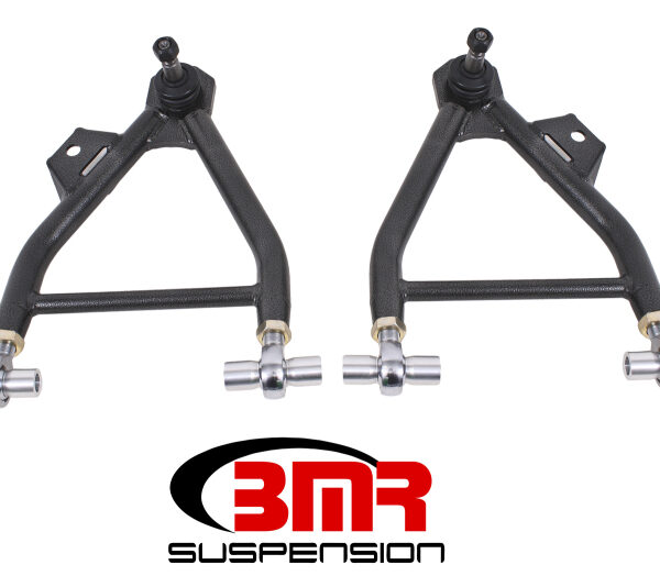 BMR 94-04 Mustang Lower A-Arms (Coilover Only) w/ Adj. Rod End & Tall Ball Joint - Black Hammertone