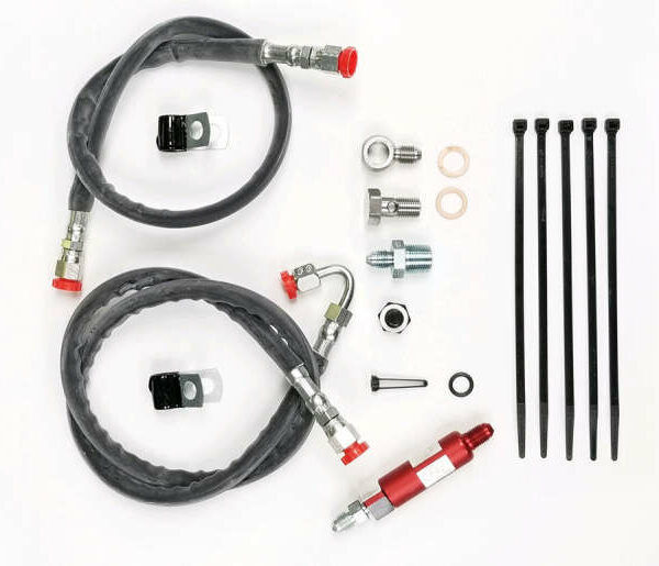 Forced Performance Mitsubishi Evo 9 Journal Bearing to Filter Housing Oil Supply Line w/Filter