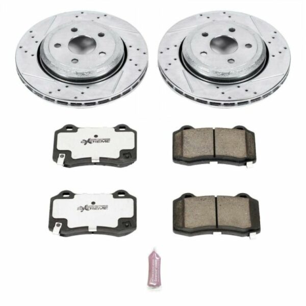 Power Stop 18-19 Dodge Durango Rear Z26 Street Warrior Brake Kit