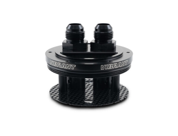 Vibrant 2-Port Catch Can Lid Assembly