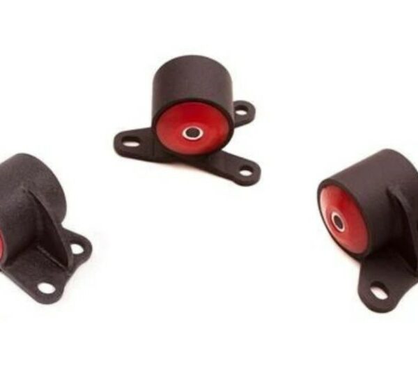 Innovative 94-01 Integra B-Series Black Steel Mounts 95A Bushings (Auto Trans)