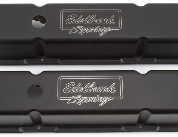 Edelbrock Valve Cover Victor Series Chevrolet 1959-1986 262-400 CI V8 Tall Black