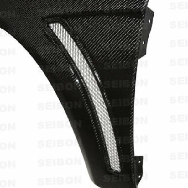 Seibon 08-12 Mitsubishi Evo X 10mm Wider Carbon Fiber Fenders