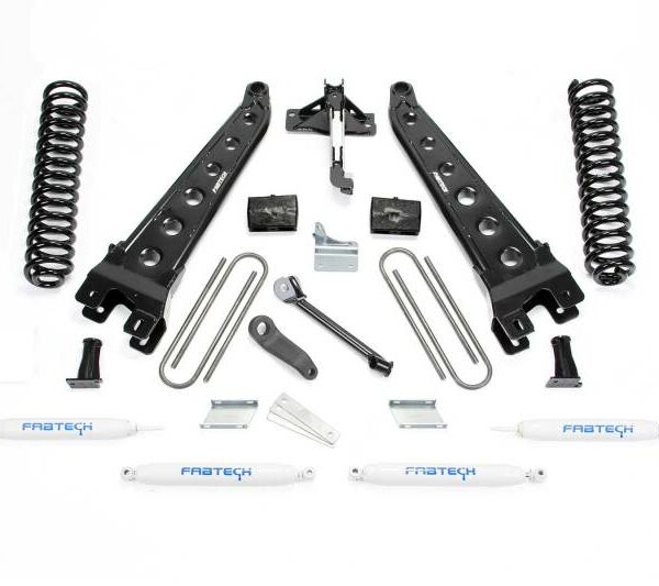 Fabtech 08-16 Ford F250 4WD 6in Rad Arm Sys w/Coils & Perf Shks