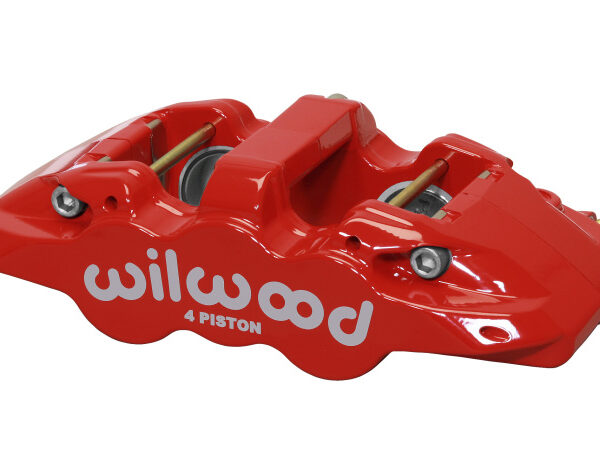 Wilwood Caliper-Aero4-L/H - Red 1.88/1.62in Pistons 1.25in Disc