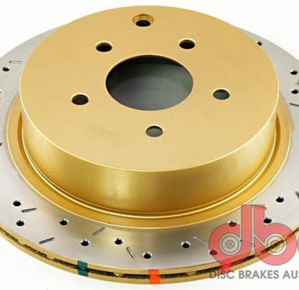 DBA 7/05+ Nissan Murano / 03-06 Infiniti FX35/FX45 Rear Cross Drilled & Slotted 4000 Series