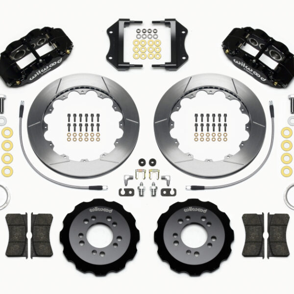 Wilwood Narrow Superlite 6R Front Hat Kit 12.88in 2013-Up Ford Focus ST w/ Lines