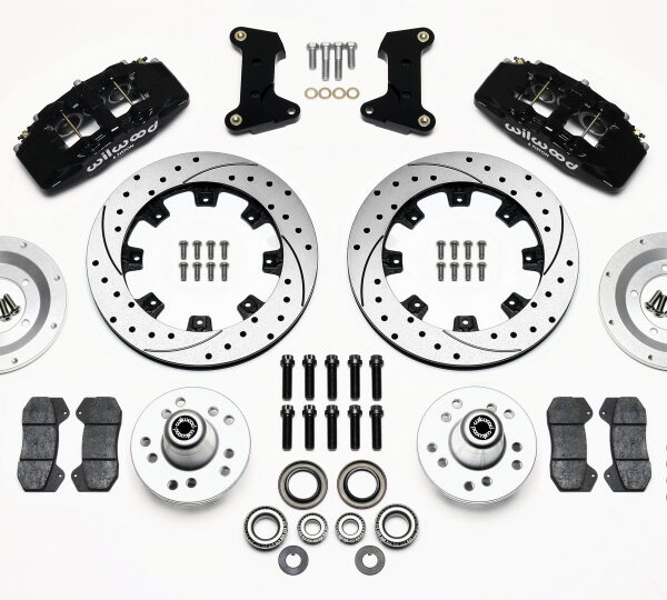 Wilwood Dynapro 6 Front Hub Kit 12.19in Drilled 74-80 Pinto/Mustang II Disc Spindle only