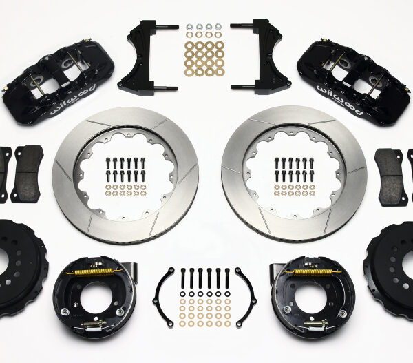 Wilwood AERO4 Rear P-Brake Kit 14.00in 2005-2014 Mustang
