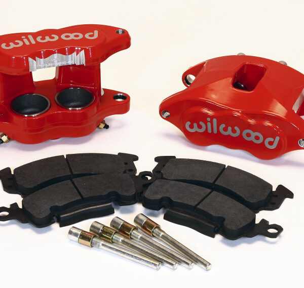 Wilwood D52 Front Caliper Kit - Red 2.00 / 2.00in Piston 1.28in Rotor