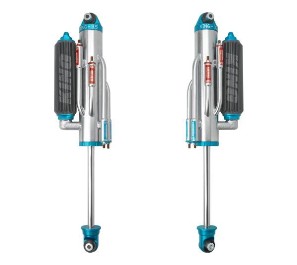 King Shocks 2021+ RAM 1500 TRX Rear 3.5 Dia Full Adjustable 4 Tube Bypass w/ Finned Res Shock (Pair)