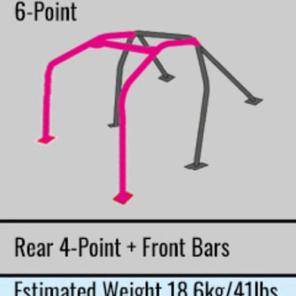 Cusco D1 Chromoly 2-Psgr 6pt Dash Through Roll Cage 07-13 Mini Cooper S (R53) (S/O No Cancel/Return)