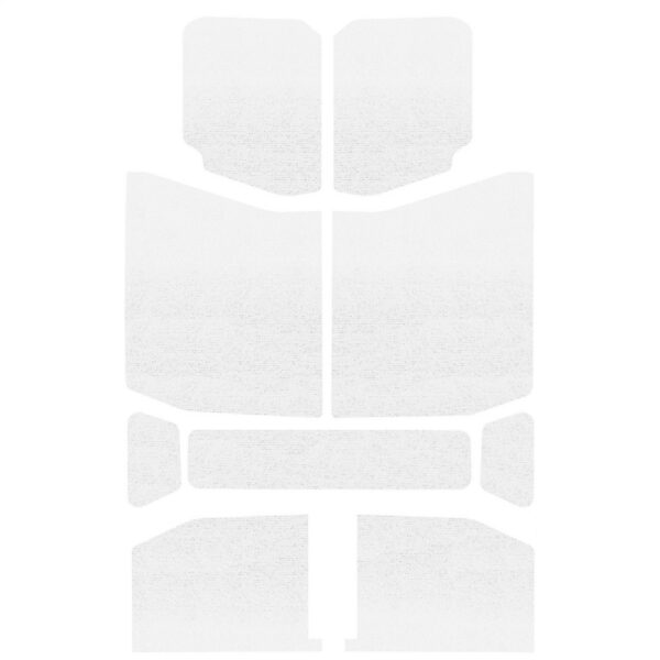 DEI 18-23 Jeep Wrangler JL 4-Door Boom Mat Headliner - 9 Piece - White