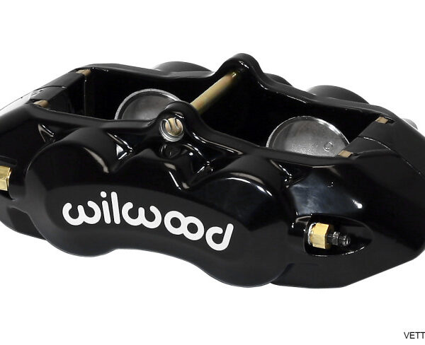 Wilwood Caliper-D8-4 Front Black 1.88in Pistons 1.25 Disc