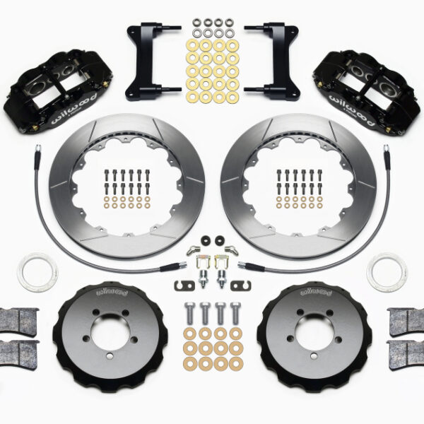 Wilwood Narrow Superlite 6R Front Hat Kit 13.06in 1999-2012 Subaru WRX w/Lines