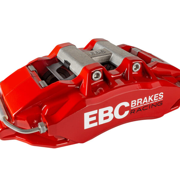 EBC Racing 17-21 Honda Civic Type-R (FK8) Red Apollo-6 Calipers 380mm Rotors Front Big Brake Kit