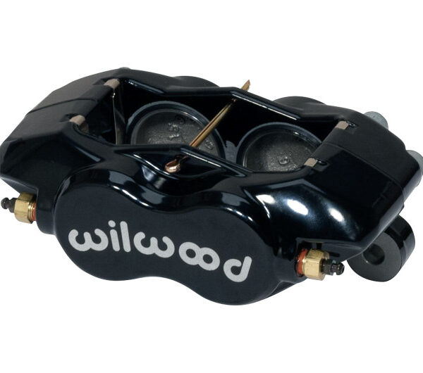 Wilwood Caliper-Forged DynaliteI w/Dust Seal-Black 1.75in Pistons .81in Disc