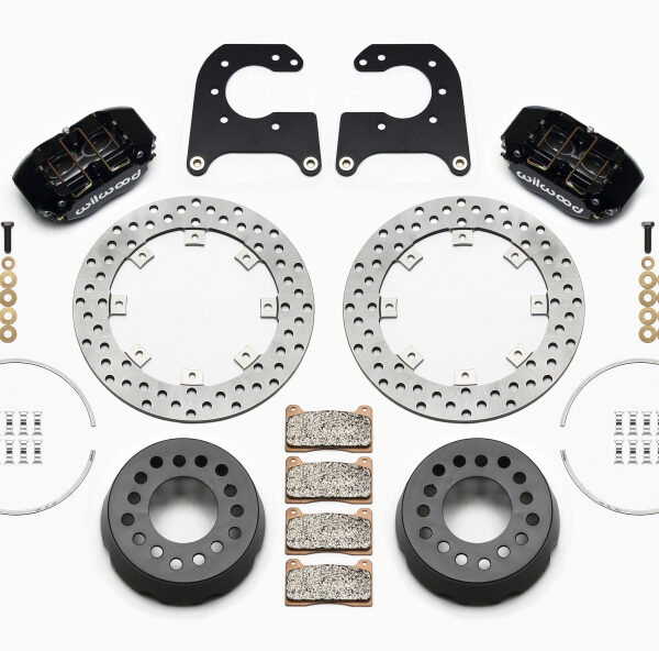 Wilwood Dynapro Lug Mount Single Rear Dynamic Kit SA Drilled 58-64 Olds/Pont 1/2in Studs