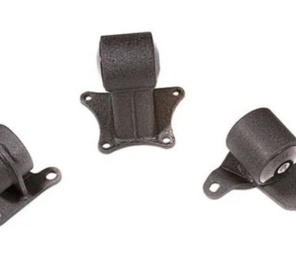 Innovative 90-93 Accord H/F Series Black Steel Mounts 85A Bushings