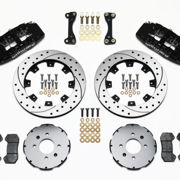 Wilwood Dynapro 6 Front Hat Kit 12.19in Drilled 90-99 Civic w/240 mm Disc