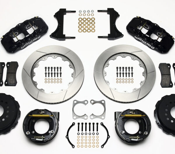Wilwood AERO4 Rear P-Brake Kit 14.00in Big Ford Old Style 2.36in Offset