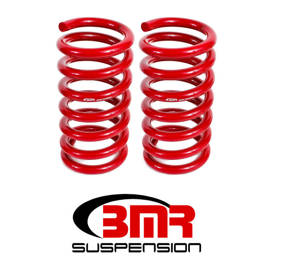BMR 15-17 S550 Mustang Rear Drag Version Lowering Springs - Red