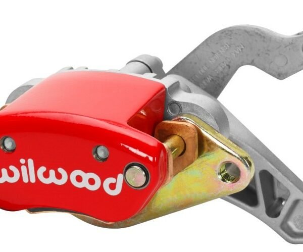 Wilwood Caliper-MC4 Mechanical-R/H - Red w/ Logo 1.19in Piston .81in Disc