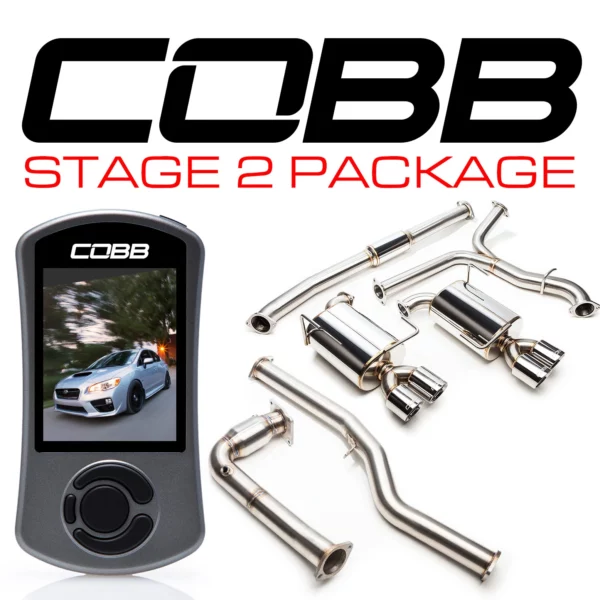 COBB SUBARU STAGE 2 POWER PACKAGE (NON-RESONATED J-PIPE) WRX 6MT 2015-2020