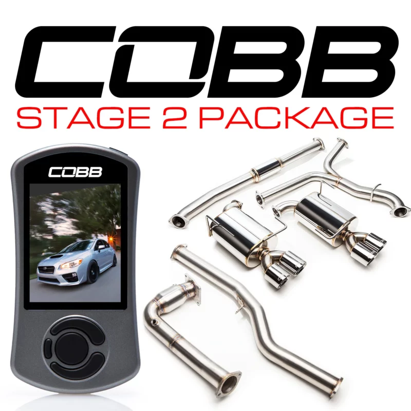 COBB SUBARU STAGE 2 POWER PACKAGE (NON-RESONATED J-PIPE) WRX 6MT 2015-2020