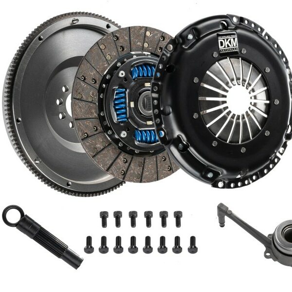 DKM Clutch 2.0 VW/Audi A3 TSI 8 Bolt Sprung Organic MB Clutch w/Steel Flywheel (440 ft/lbs Torque)