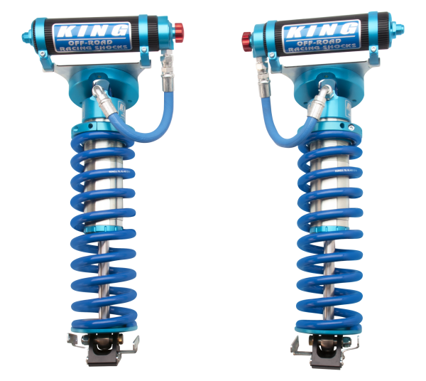 King Shocks 2005+ Ford F-250 4WD Front 3.0 Dia Remote Res Coilover Conv w/Adjuster (Pair)