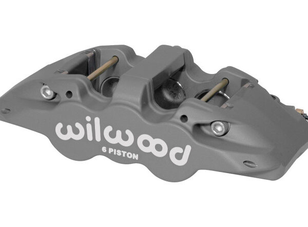 Wilwood Caliper-Aero6-R/H - Black Anodize 1.75/1.38/1.38in Pistons 1.25in Disc