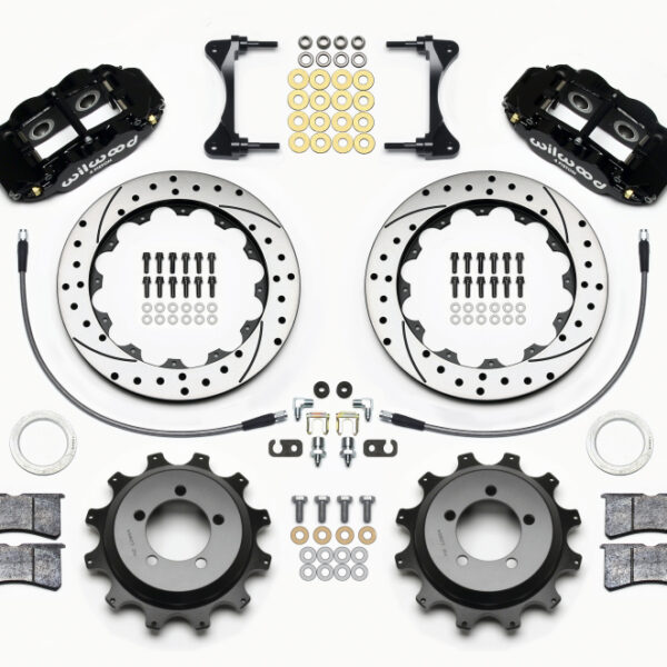 Wilwood Narrow Superlite 4R Rear Kit 12.88in Drilled 99-05 WRX / 99-07 Impreza