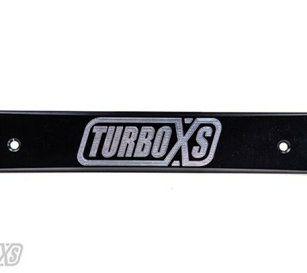 Turbo XS 08-14 Subaru WRX/STi Billet Aluminum License Plate Delete Black Machined TurboXS Logo