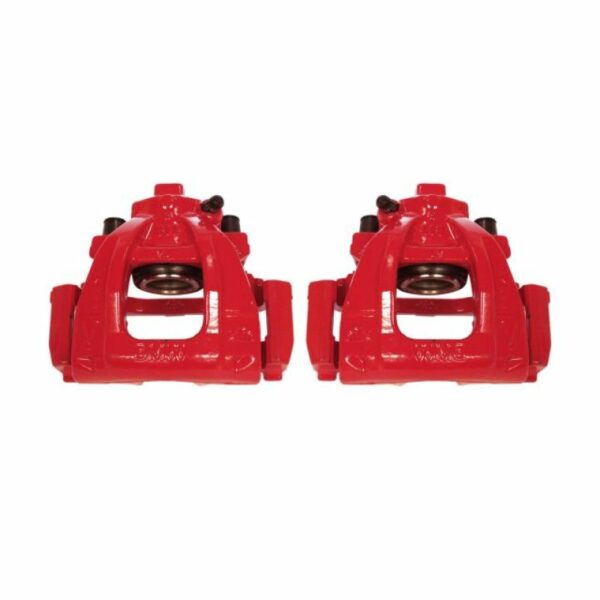 Power Stop 02-06 Mini Cooper Front Red Calipers w/Brackets - Pair